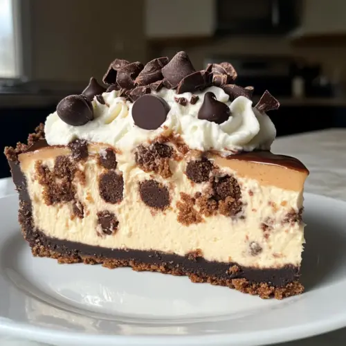 Chocolate Chip Cookie Dough Cheesecake