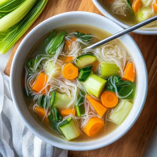 Vegetable Noodle Soup