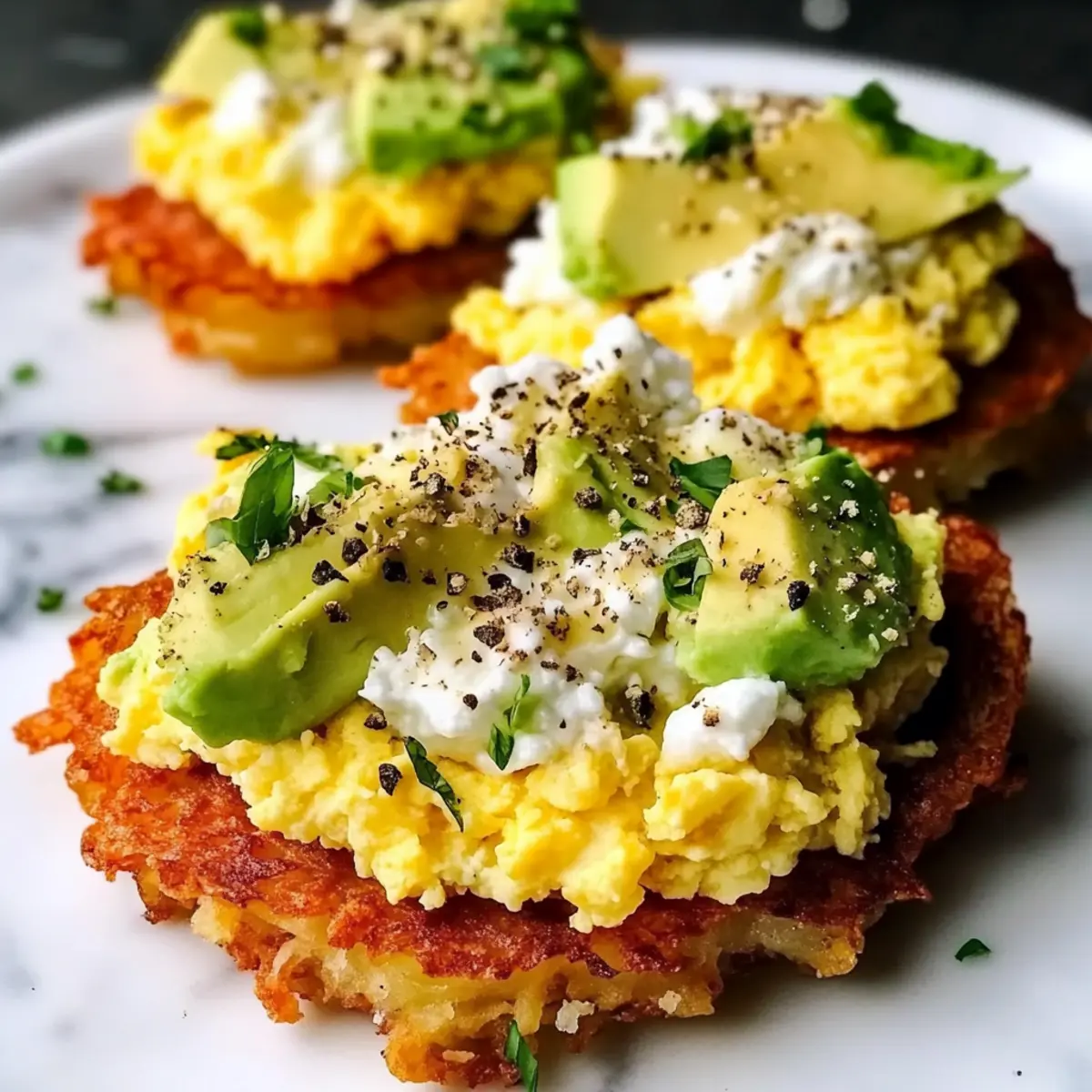 Hash Browns with Scrambled Eggs