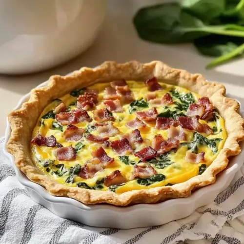 Bacon and Cheddar Quiche