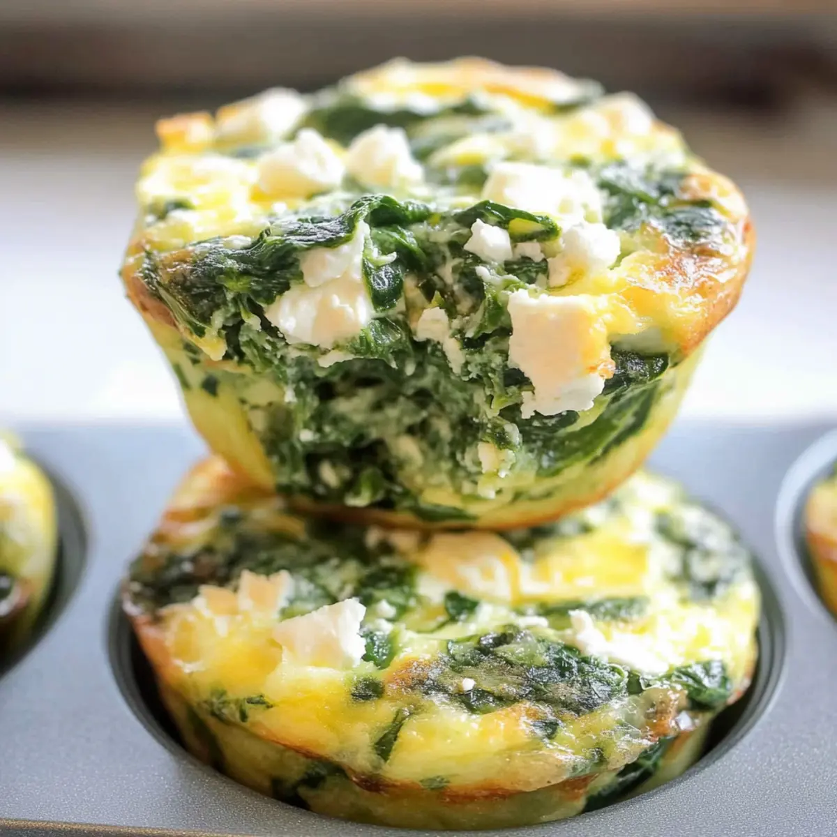 Spinach and Feta Egg Cups