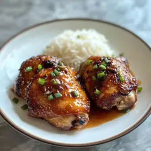 Honey Garlic Chicken Thighs