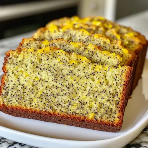 Lemon Poppy Seed Zucchini Bread