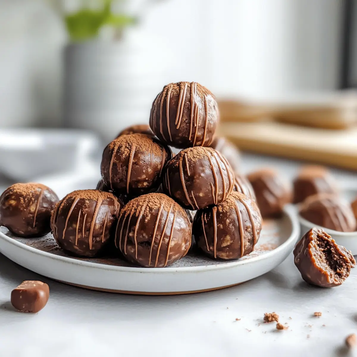 Cottage Cheese Brownie Batter Protein Balls