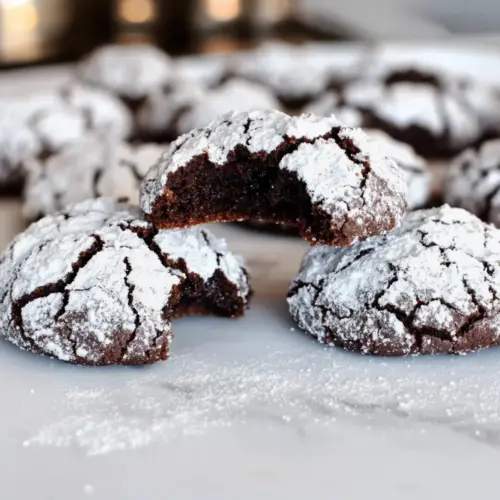 Chocolate Crinkle Cookies