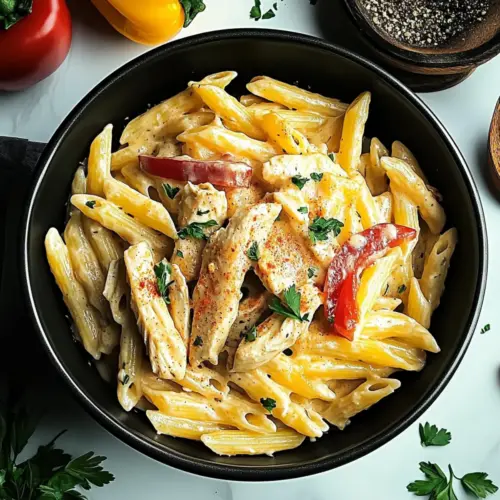 Crock Pot Creamy Cajun Chicken Pasta