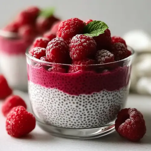Vanilla Raspberry Chia Pudding