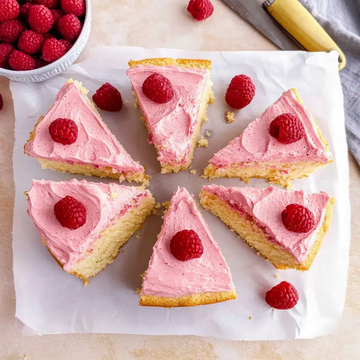 Almond Raspberry Cake