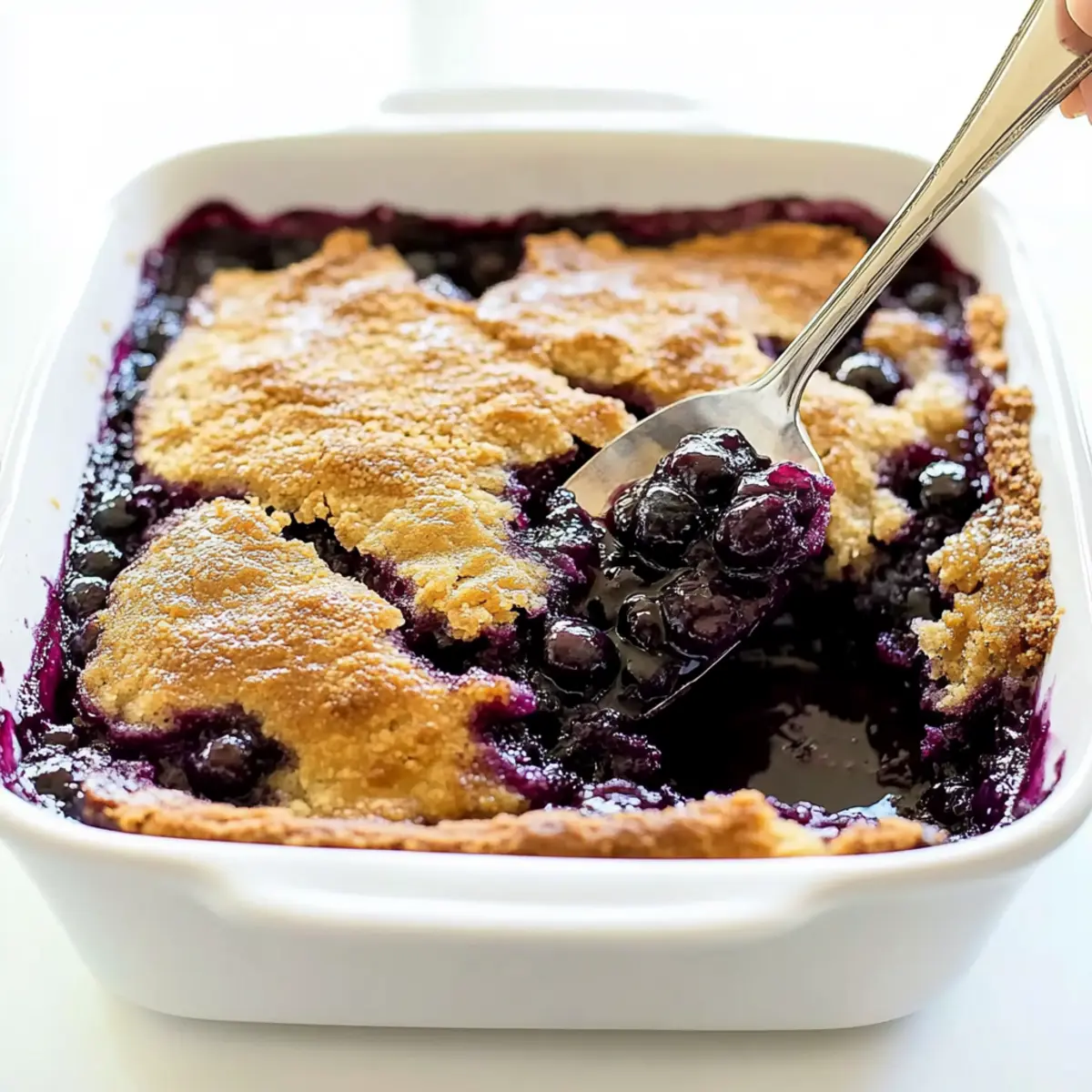 Southern Blueberry Cobbler