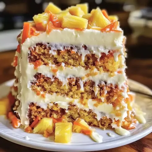 Hawaiian Carrot Pineapple Cake