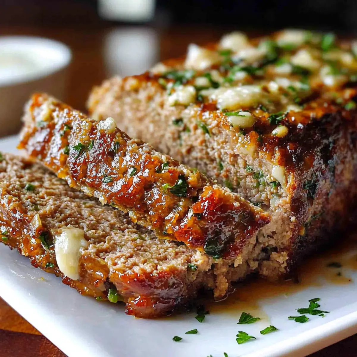 Garlic Parmesan Meatloaf