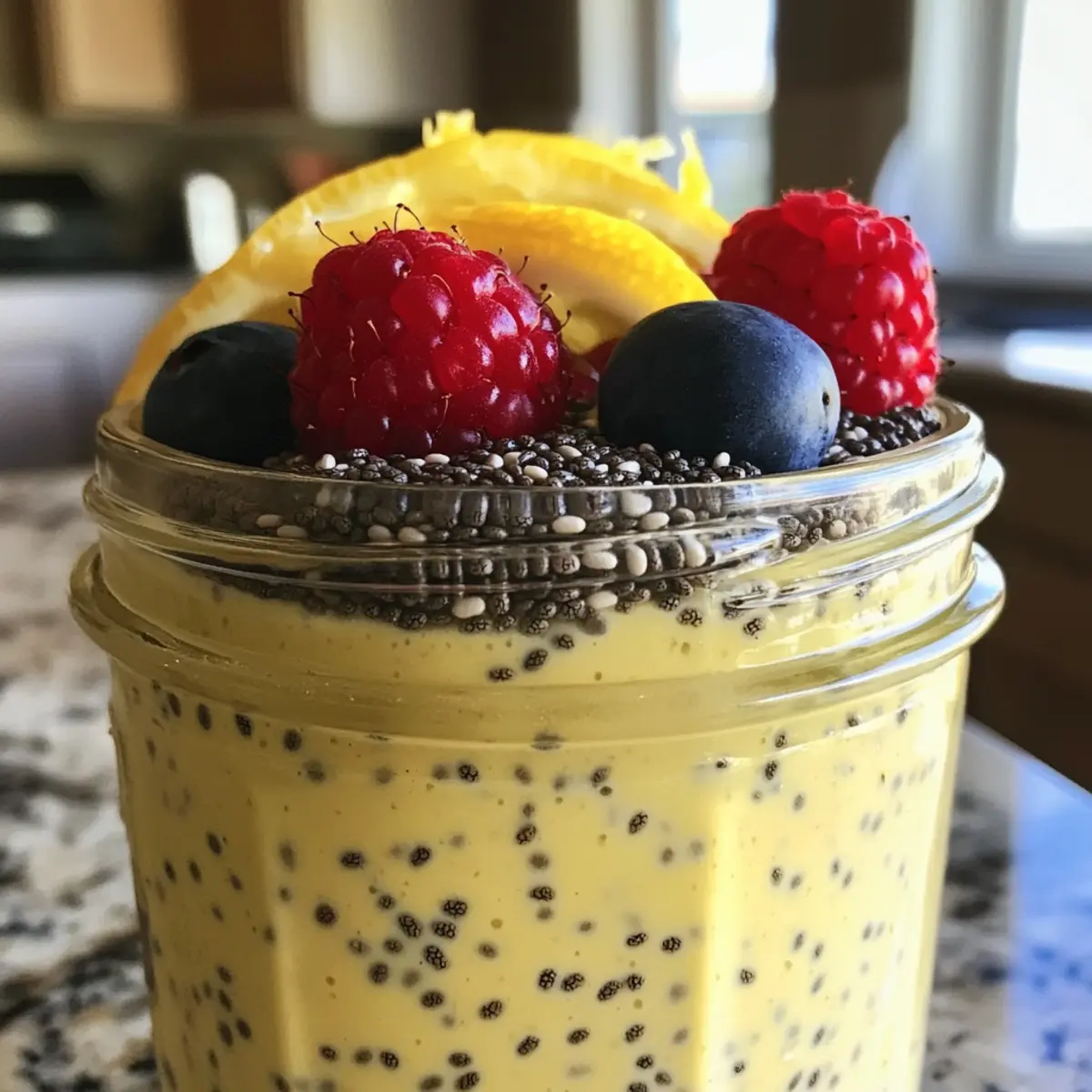 Lemon Cream Chia Pudding