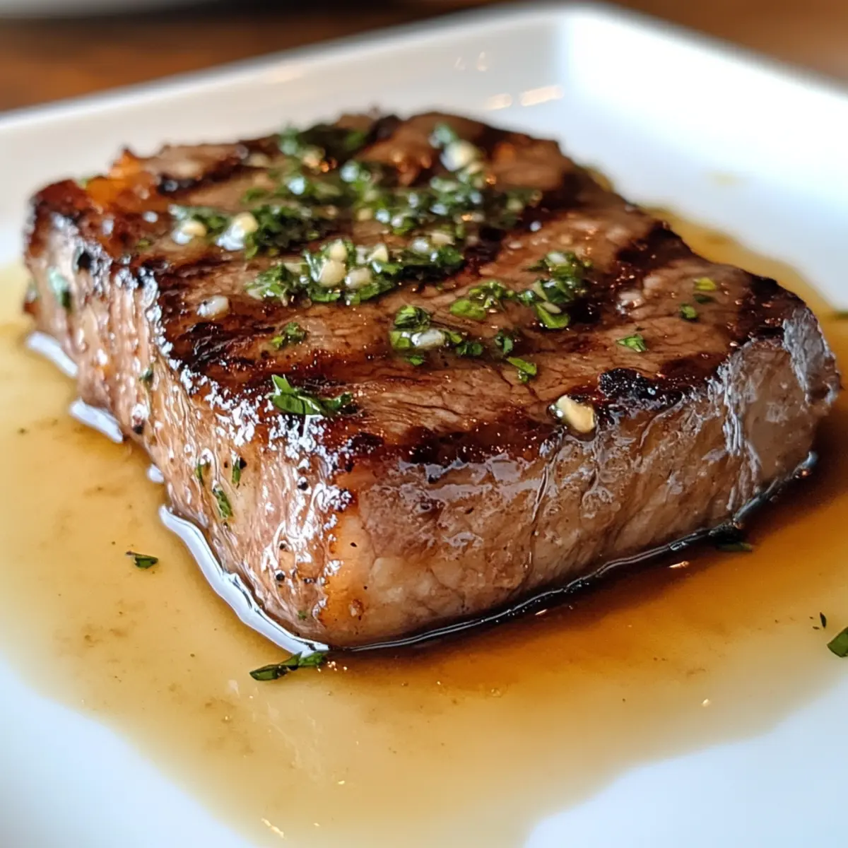 Pan-Seared Steak in Butter Sauce