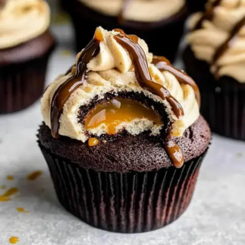 Caramel Chocolate Cupcakes