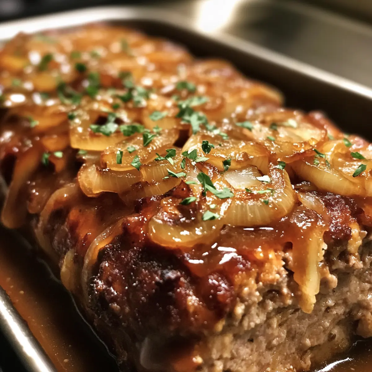 French Onion Meatloaf