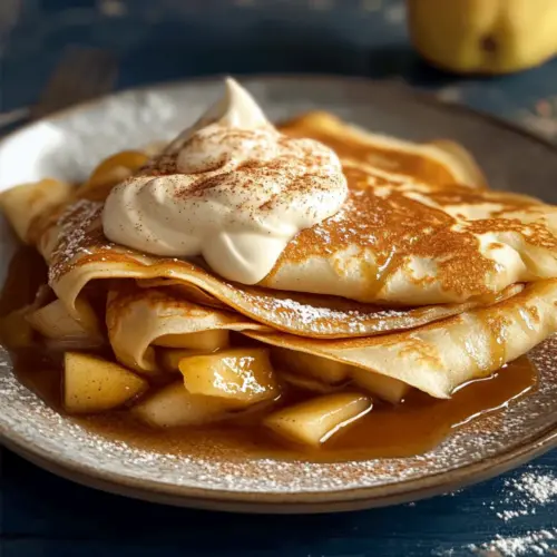 Cinnamon Apple Crepes
