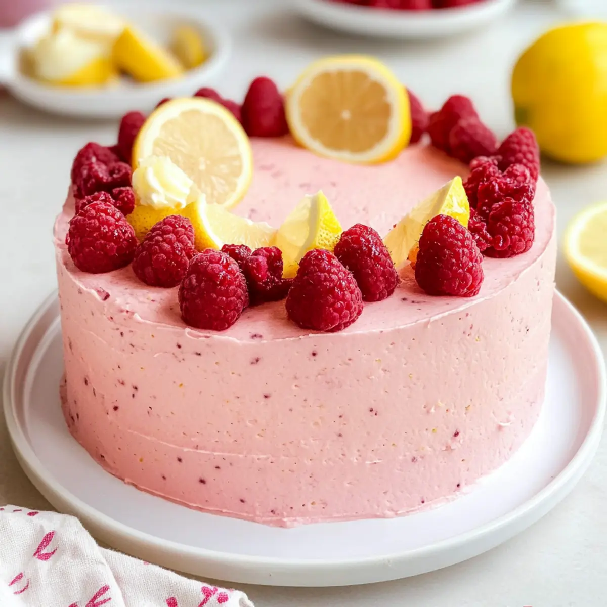 Lemon Raspberry Cake
