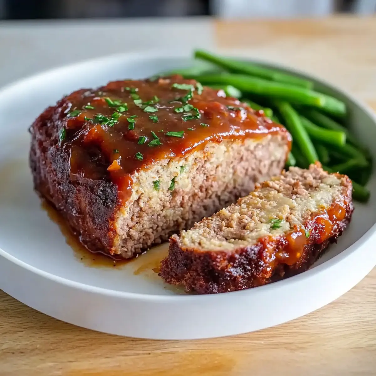 Meatloaf with a Tangy Tomato Glaze