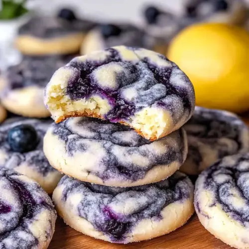 Lemon Blueberry Cheesecake Cookies