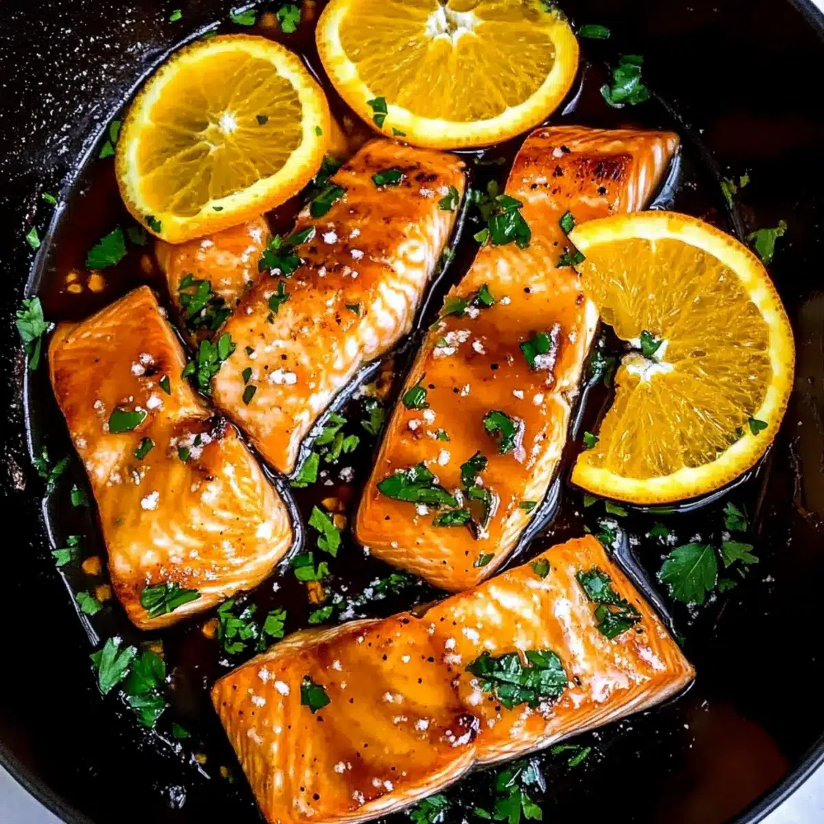 Orange Glazed Salmon
