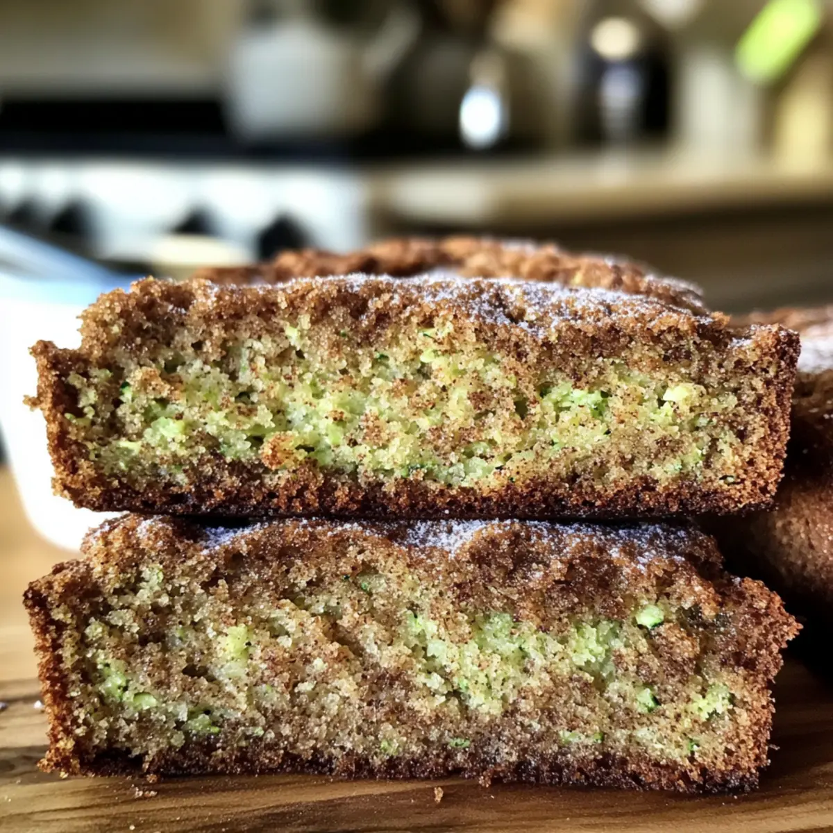 Soft & Sweet Sour Cream Zucchini Bread