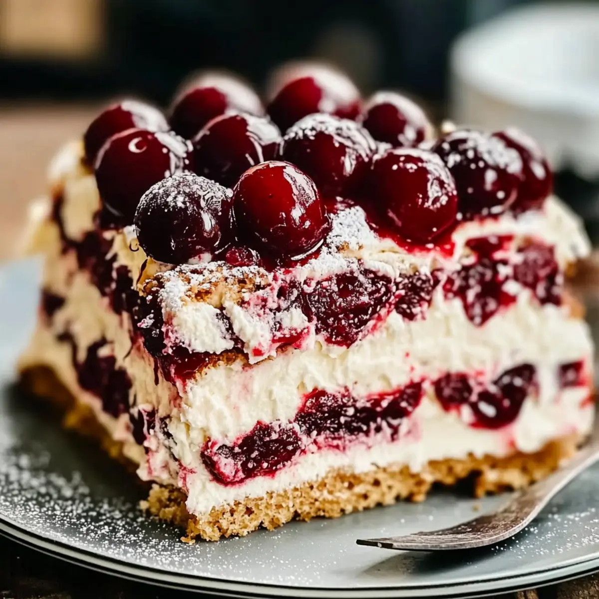 Cherry Amaretto Tiramisu