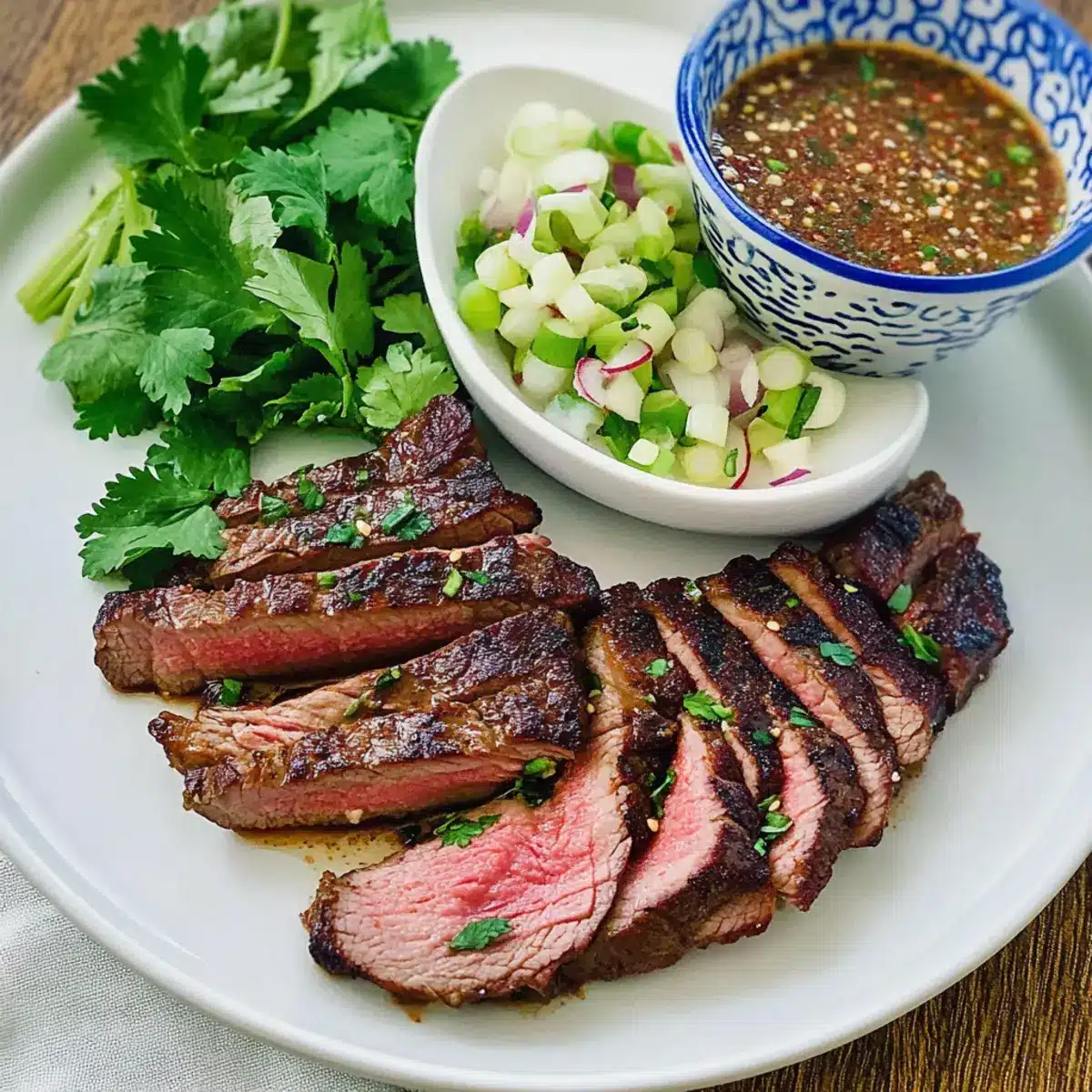 Crying Tiger Beef with Nam Jim Jaew Sauce