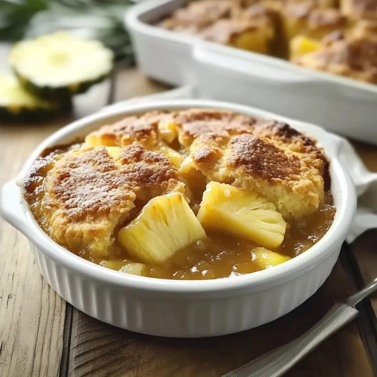 Pineapple Cobbler