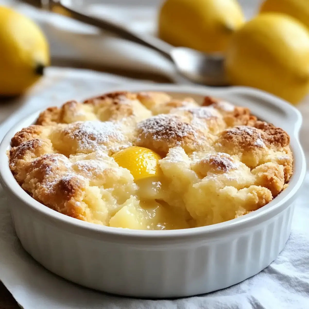 Zesty Lemon Cobbler