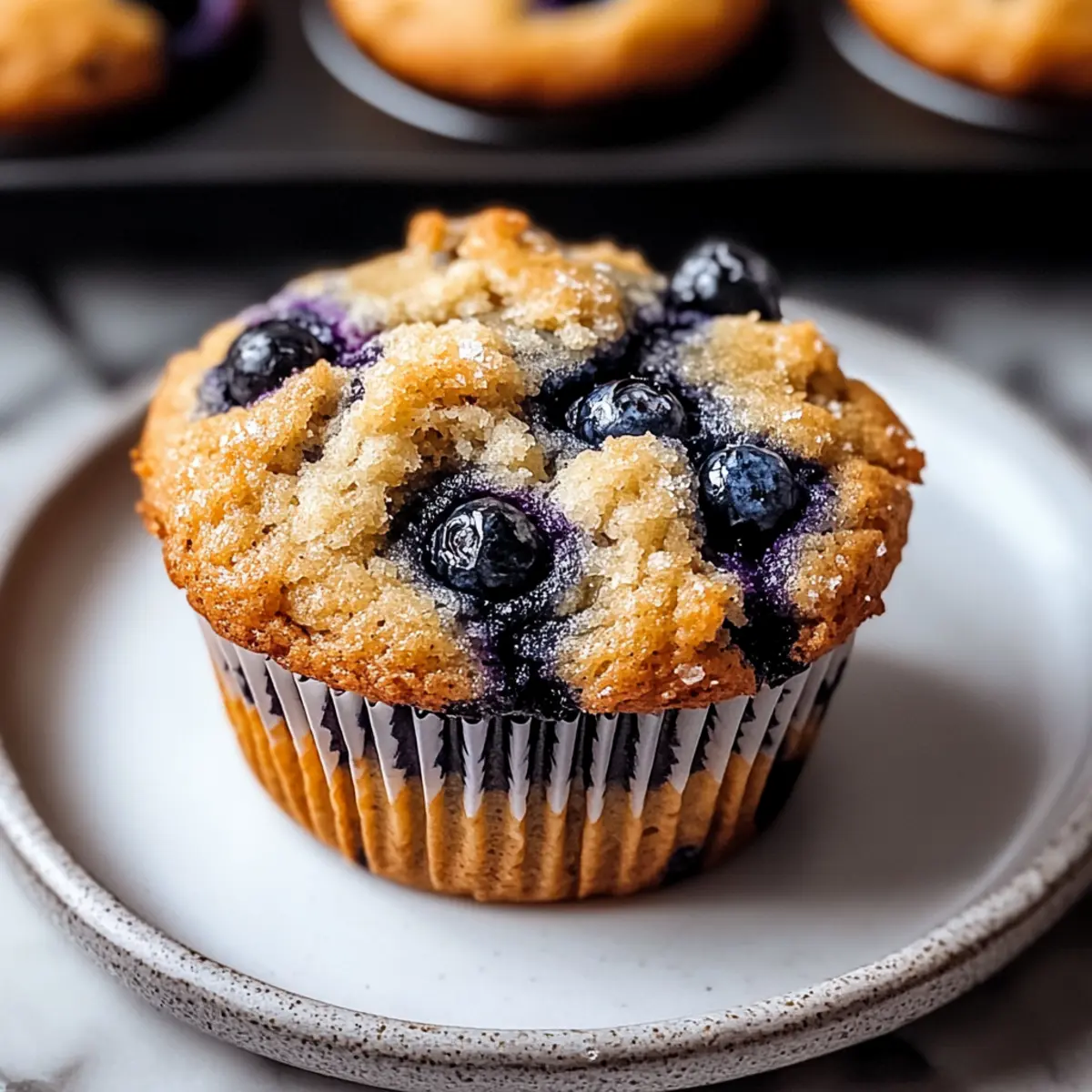 Banana Blueberry Muffins