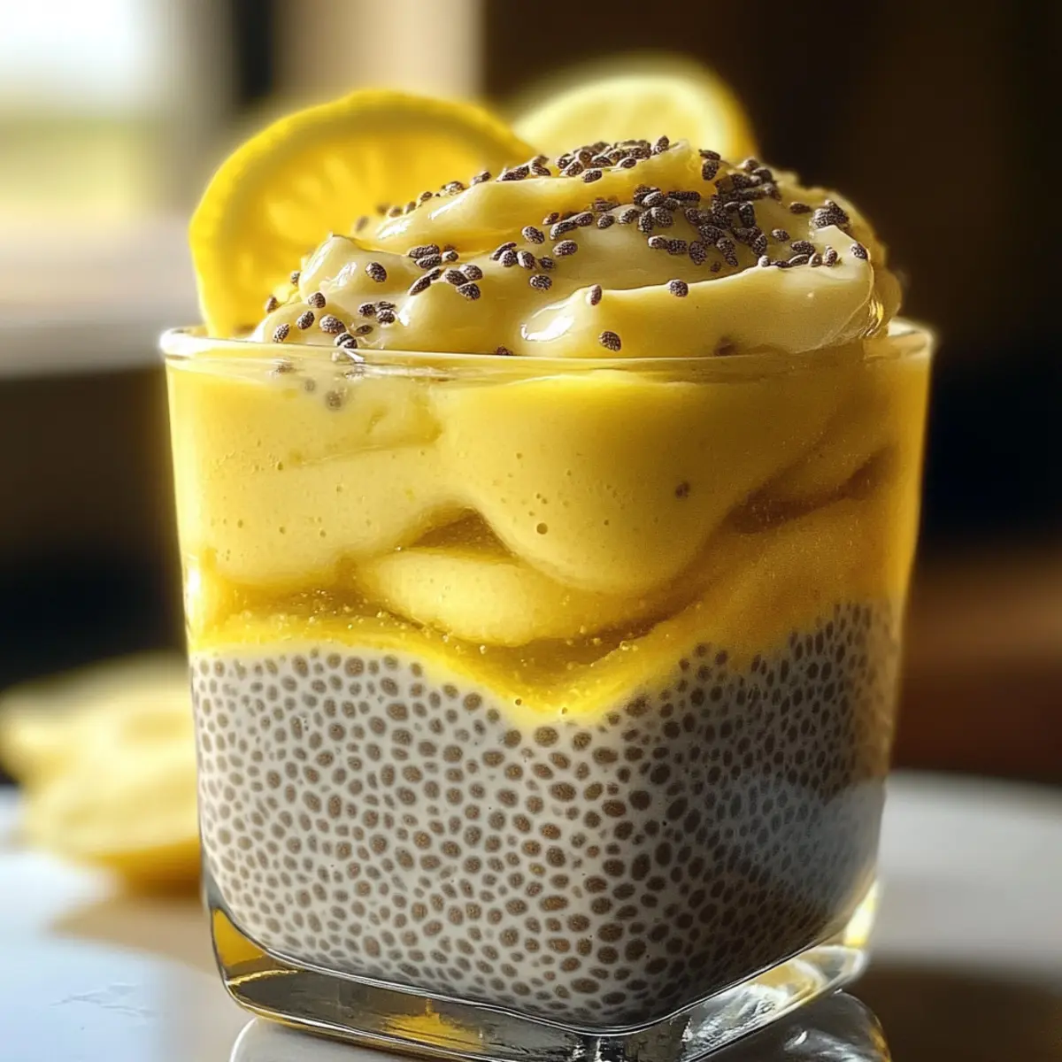 Lemon Cream Chia Pudding