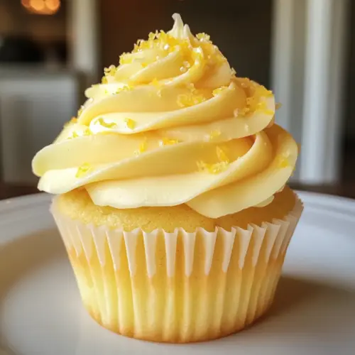 Lemon Cupcakes with Lemon Frosting