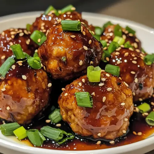 Teriyaki Chicken Meatballs