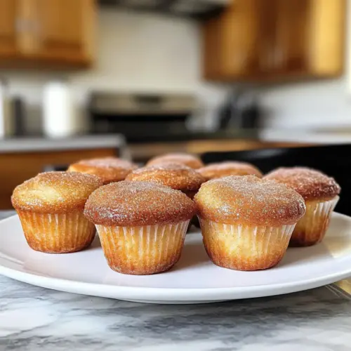 Fluffy Cinnamon Sugar Donut Muffins