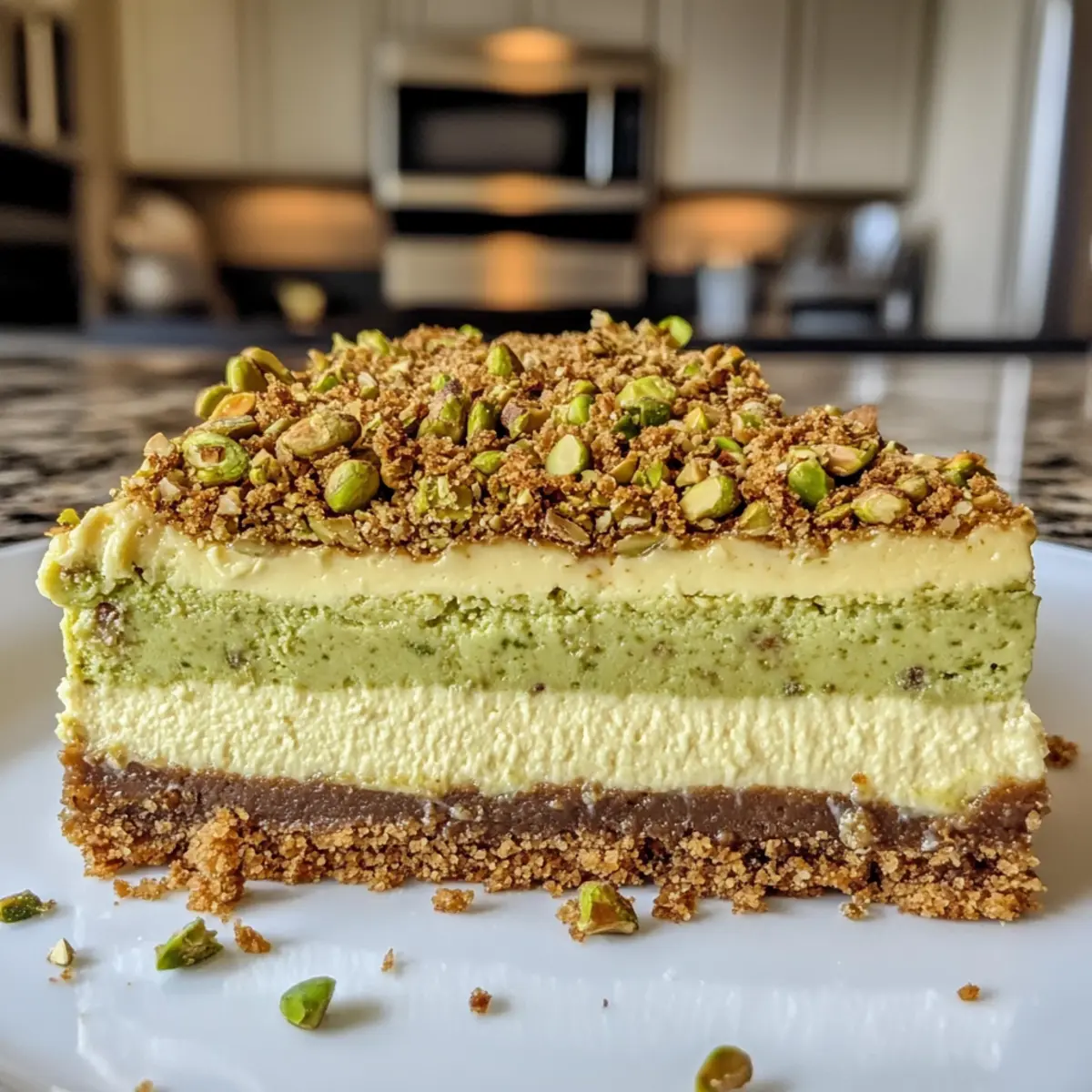 Baklava Pistachio Cheesecake
