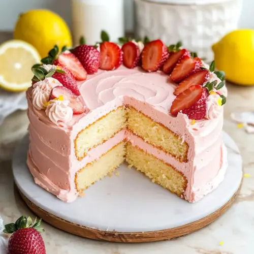 Strawberry Lemon Cake