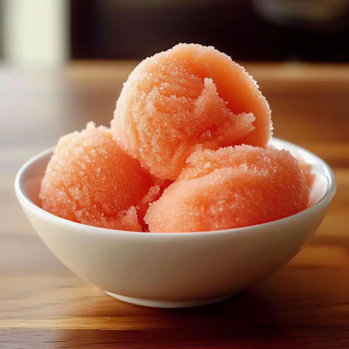 Blood Orange Champagne Sorbet