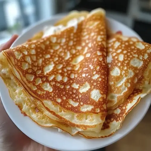 High-Protein Cottage Cheese Crepes