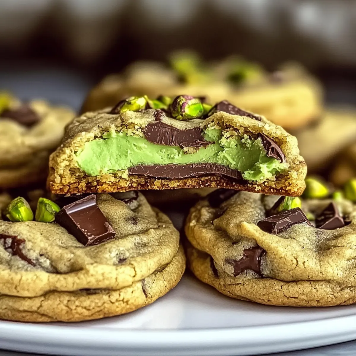 Pistachio Cream Cookies