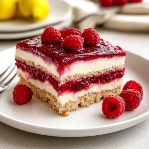 Fresh Raspberry Tiramisu
