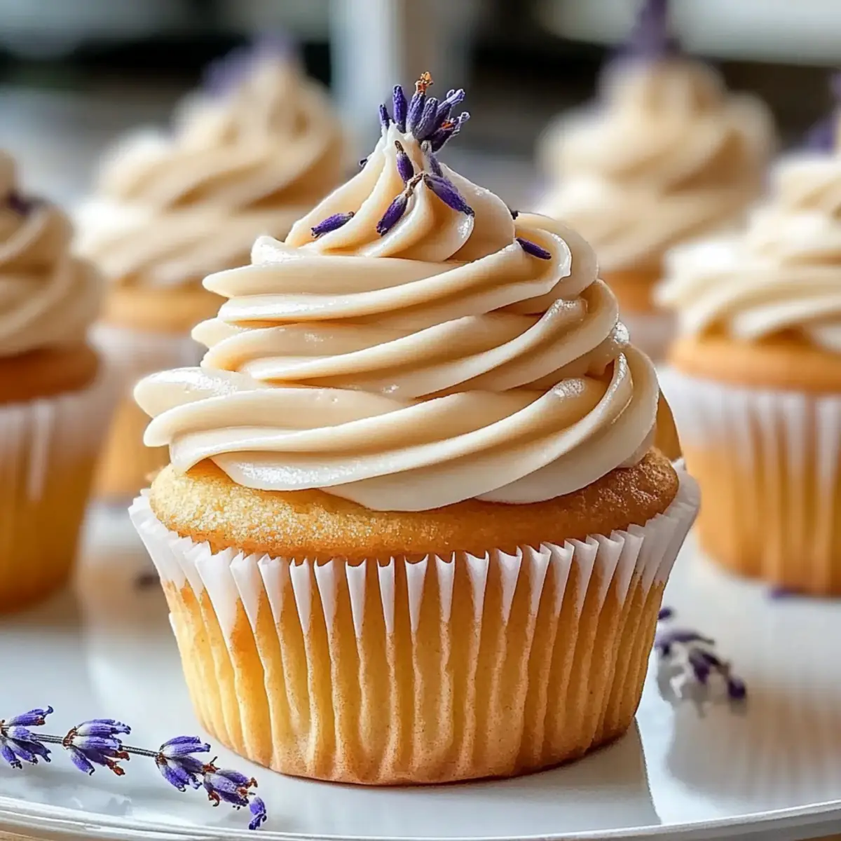 Lavender Honey Cupcakes