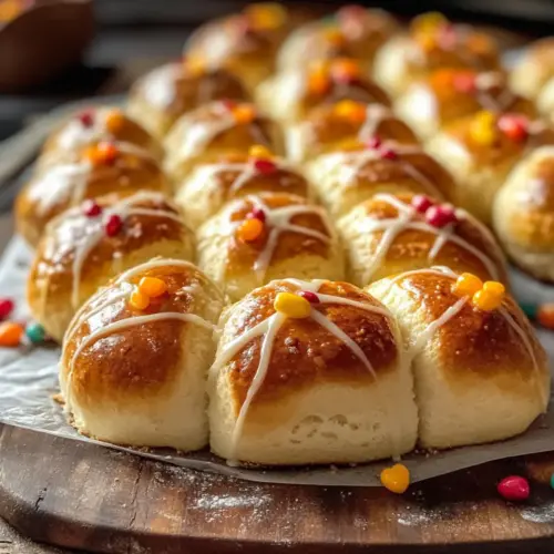 Traditional Italian Sweet Glazed Easter Bread