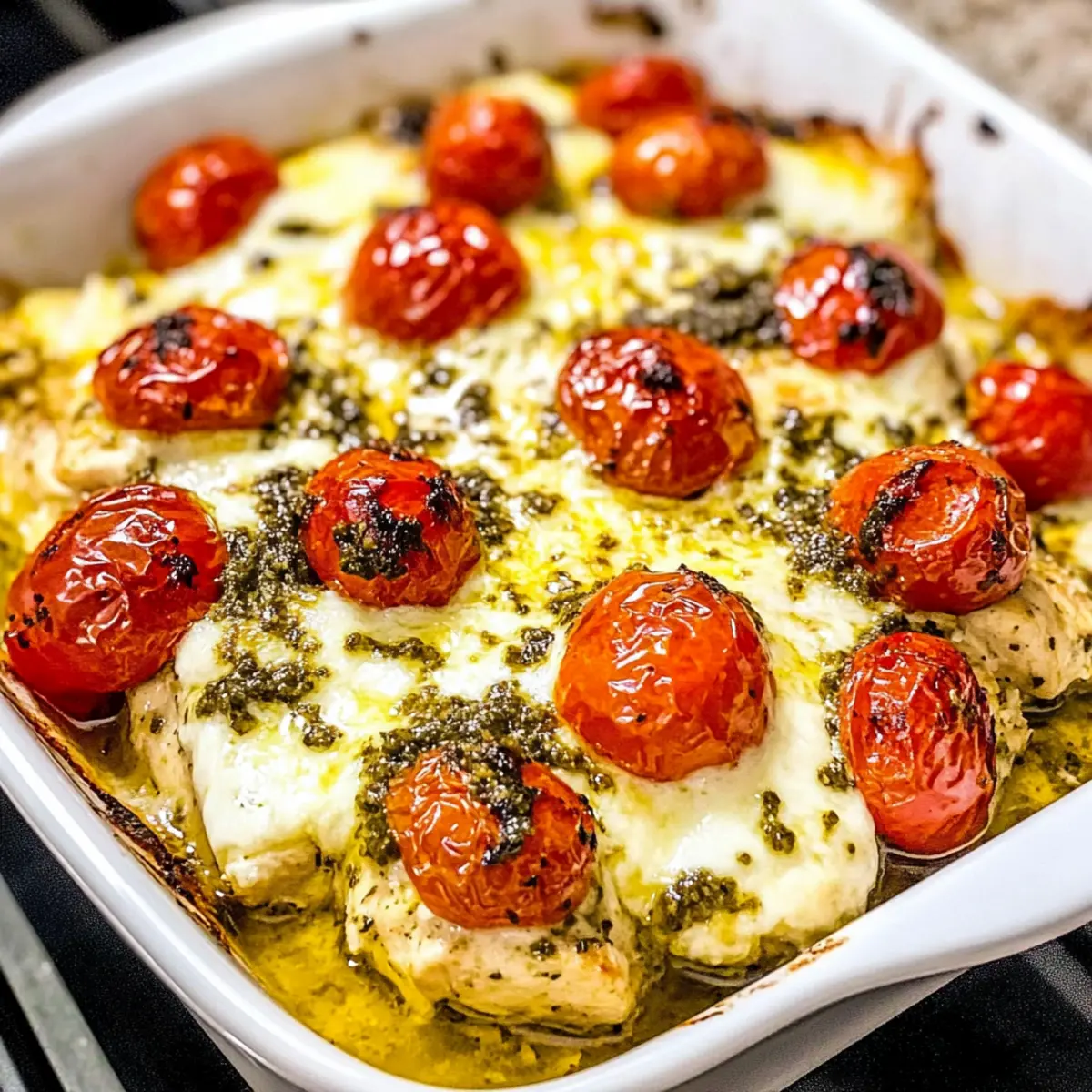 Caprese Chicken Casserole