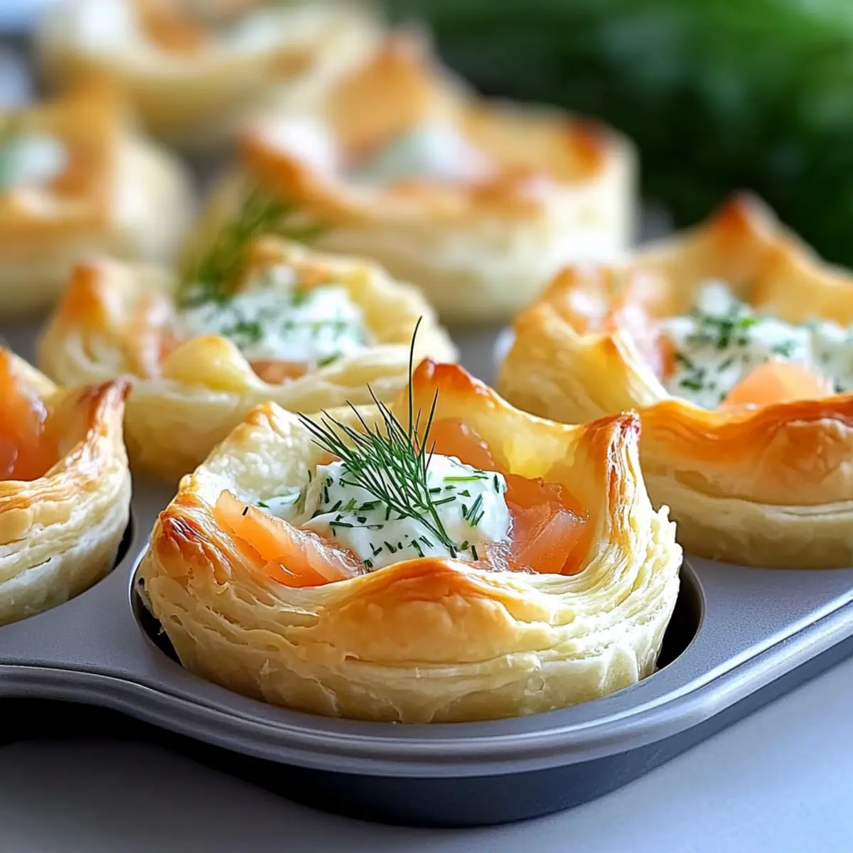 Easter Smoked Salmon Puff Pastry