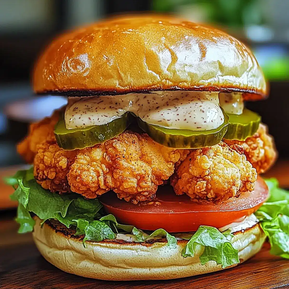Crispy Buttermilk Fried Chicken Sandwich
