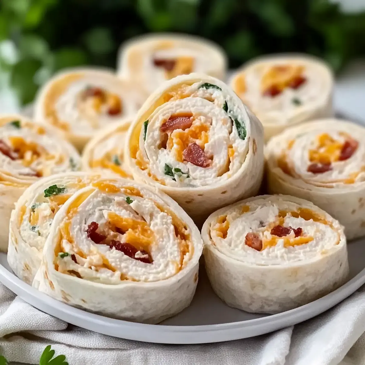 Chicken Bacon Ranch Pinwheels