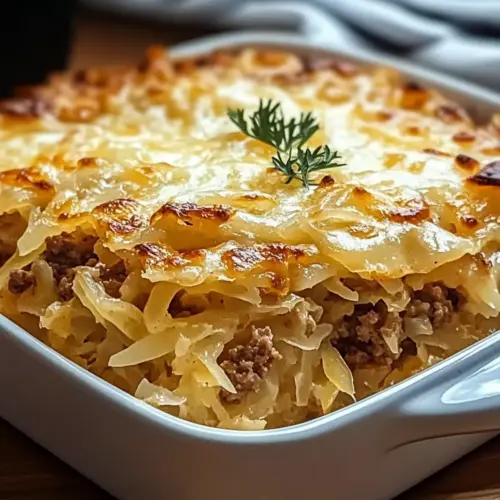 Savory Sauerkraut Casserole