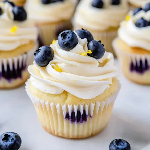 Lemon Blueberry Cupcakes