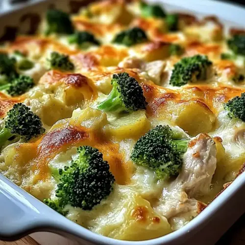 Chicken Potato Broccoli Casserole