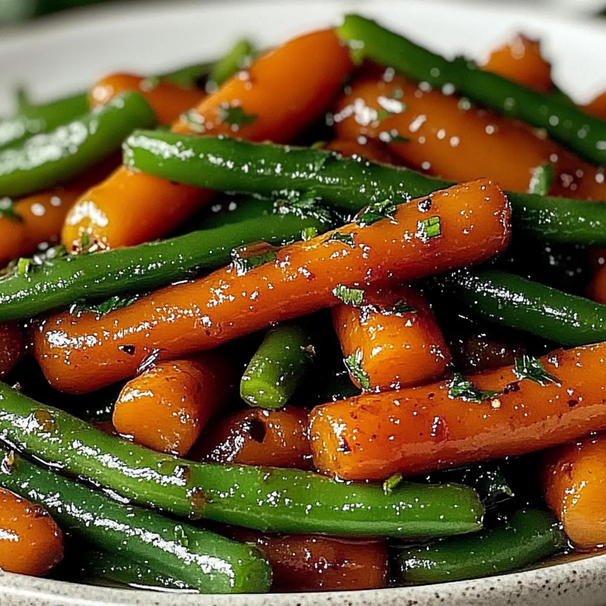 Honey Glazed Carrots & Green Beans